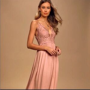 Free people Adela maxi in rose